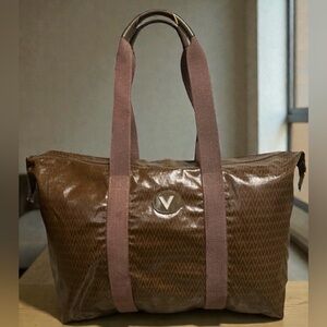EUC Mario Valentino Brown Tote/Duffel Bag